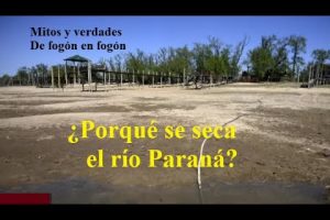 ¿Qué tan hondo es el río Paraná?